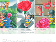 Tablet Screenshot of lorellaflamini.com